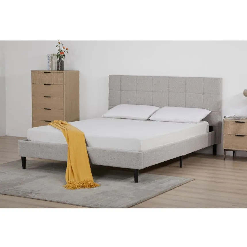 Voodi Ricco 160x200 helehall