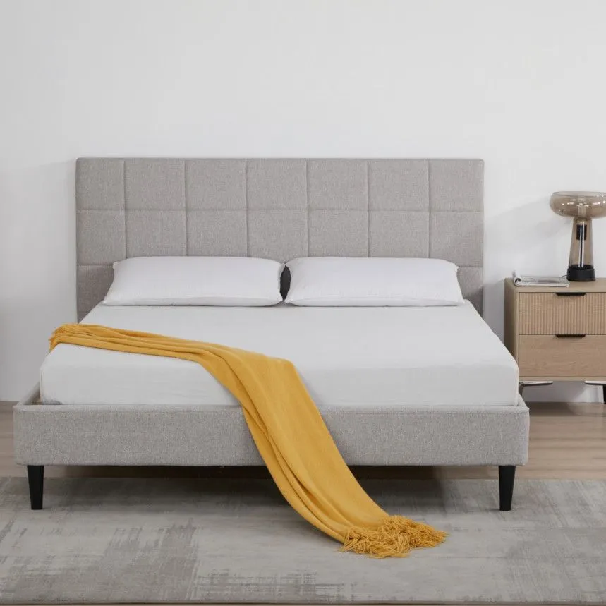 Voodi Ricco 160x200 helehall