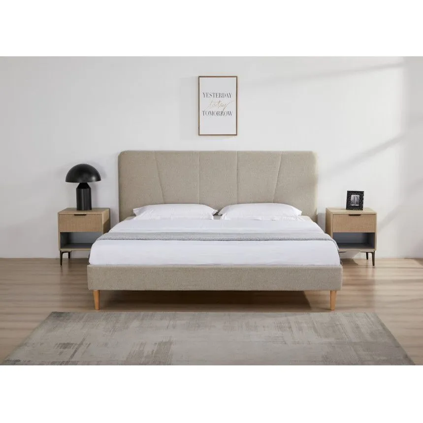 Voodi Elys 160x200 beež