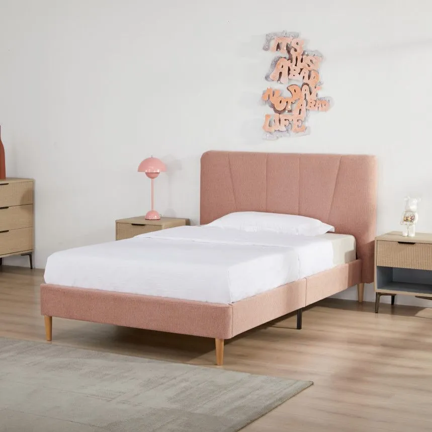 Voodi Elys 120x200 roosa