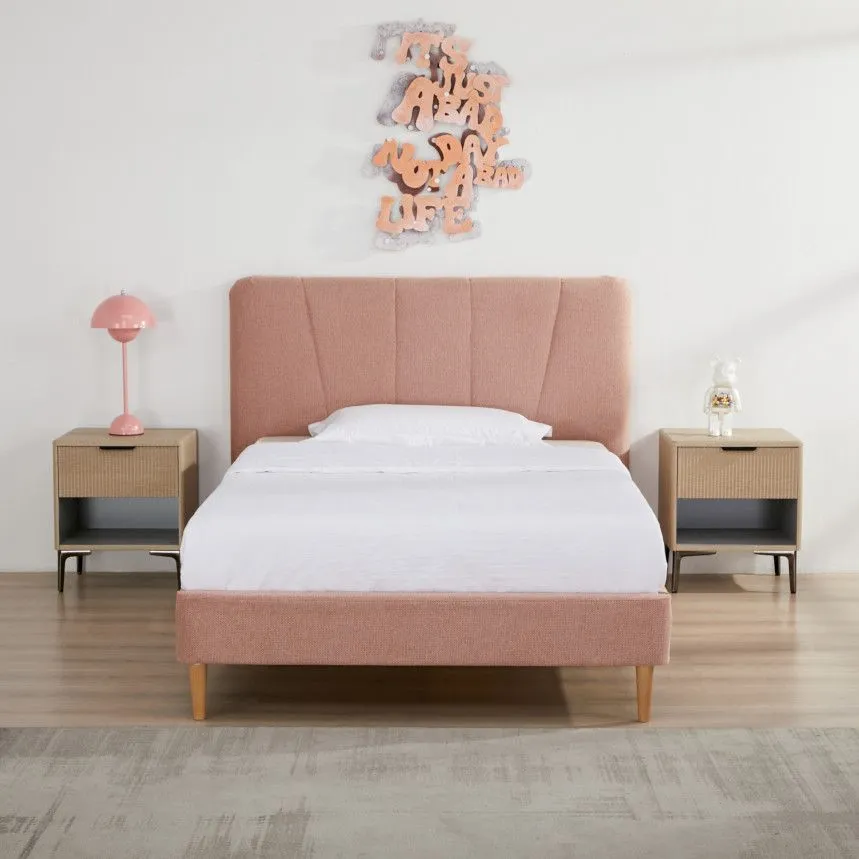 Voodi Elys 120x200 roosa