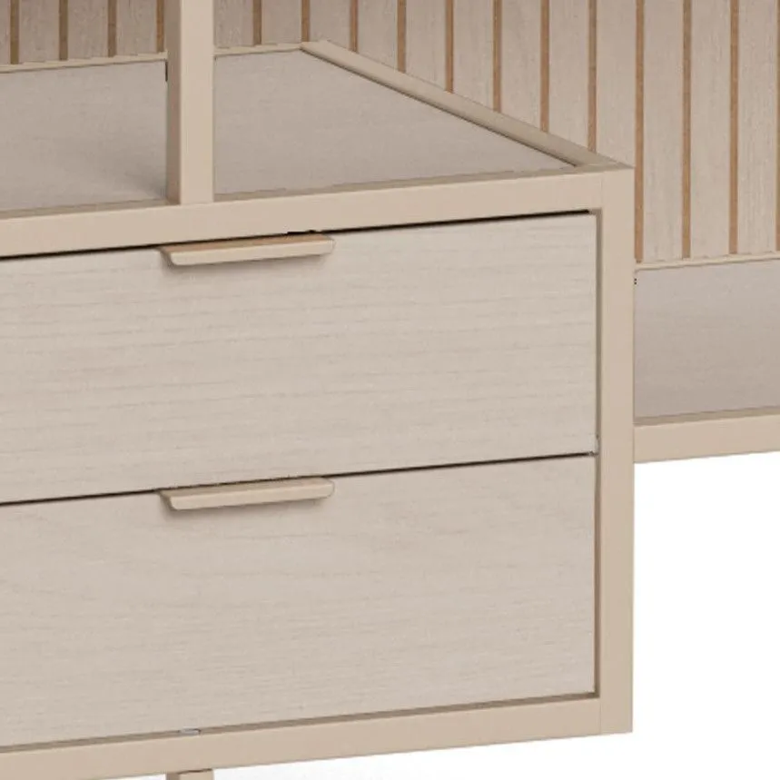 Madal riiul Frado 2s taupe