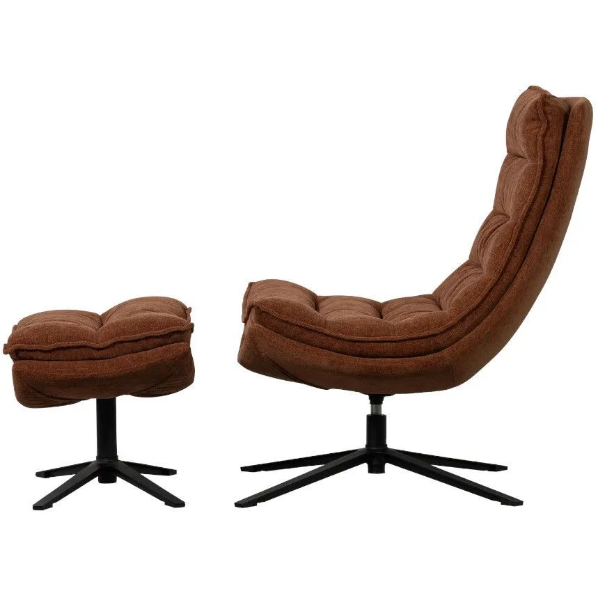 WOOOD pöörlev tugitool+järi Cube pruun