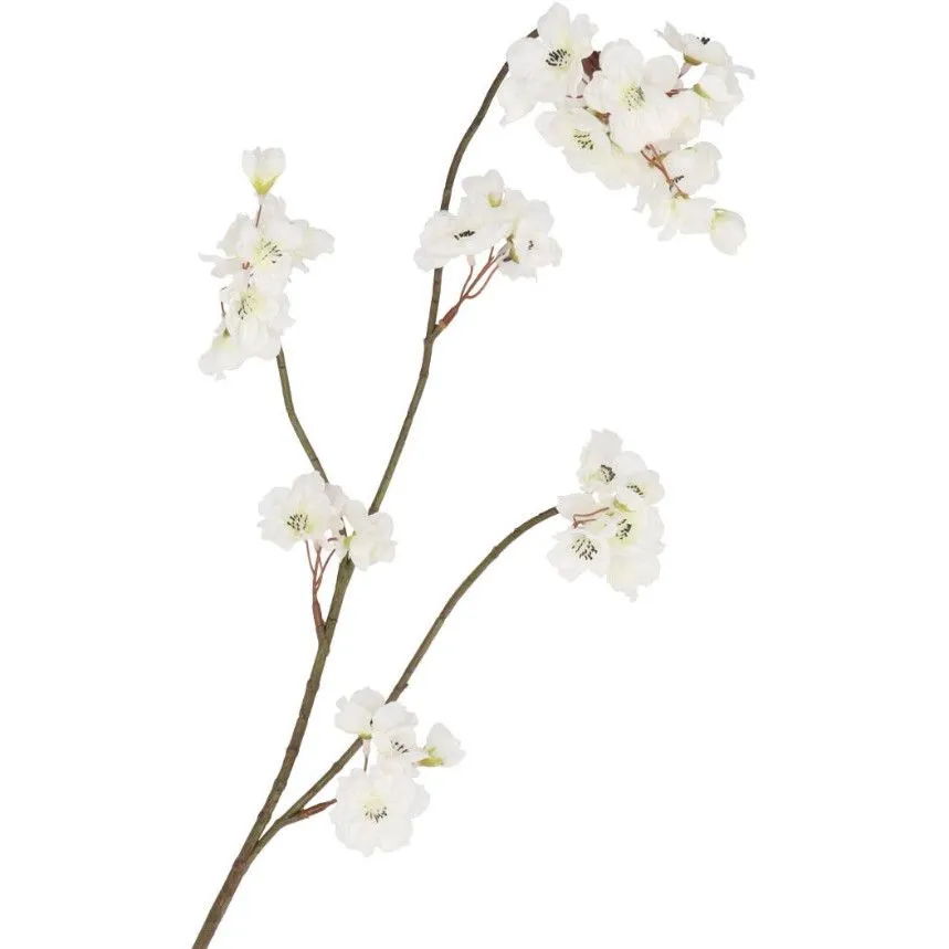 Kunstlill Cherry H85 valge