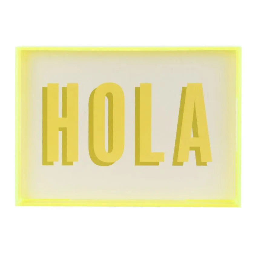 Seinapilt Hola 31x22 kollane