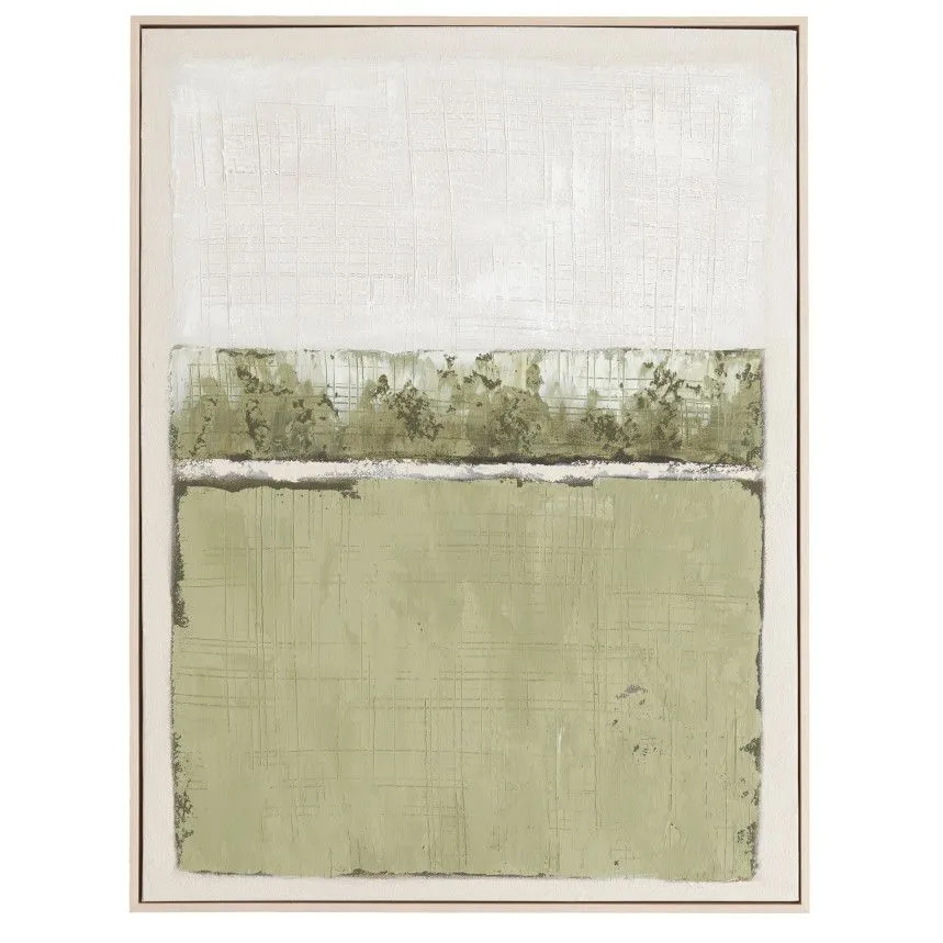 Seinapilt Mareya 60x80 oliivroheline