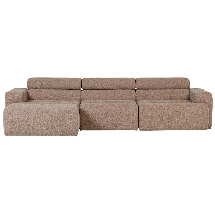 WOOOD nurgadiivan Novi Long vasak taupe