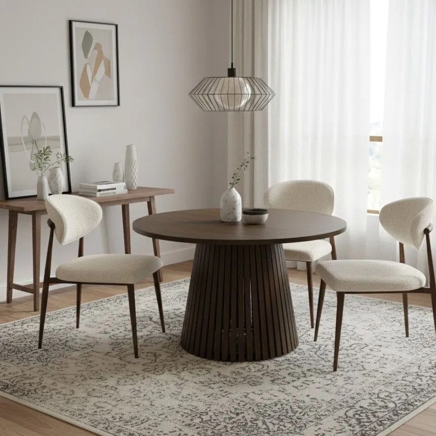 Pikendatav söögilaud Cristelle D120 pähkel