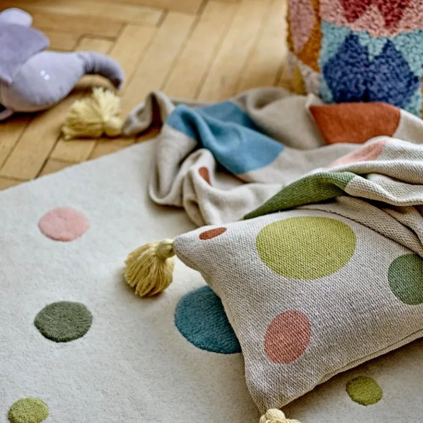 Bloomingville pleed Cennie 160x130 beež/roheline