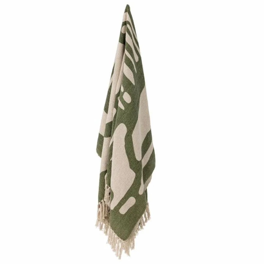 Bloomingville pleed Dalmine 160x130 roheline