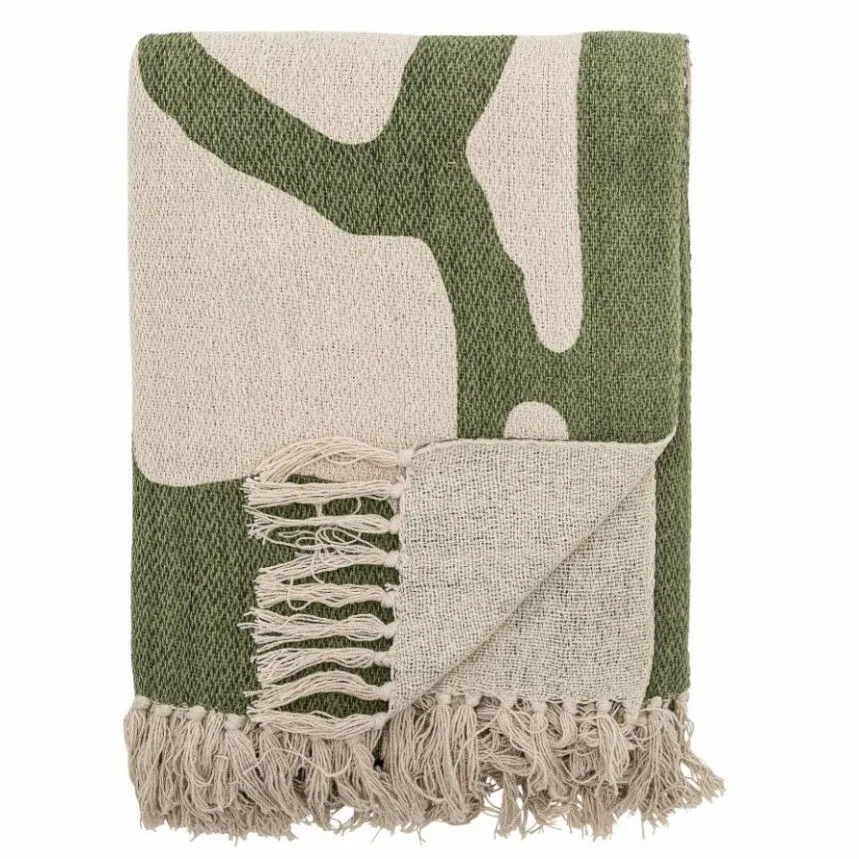 Bloomingville pleed Dalmine 160x130 roheline
