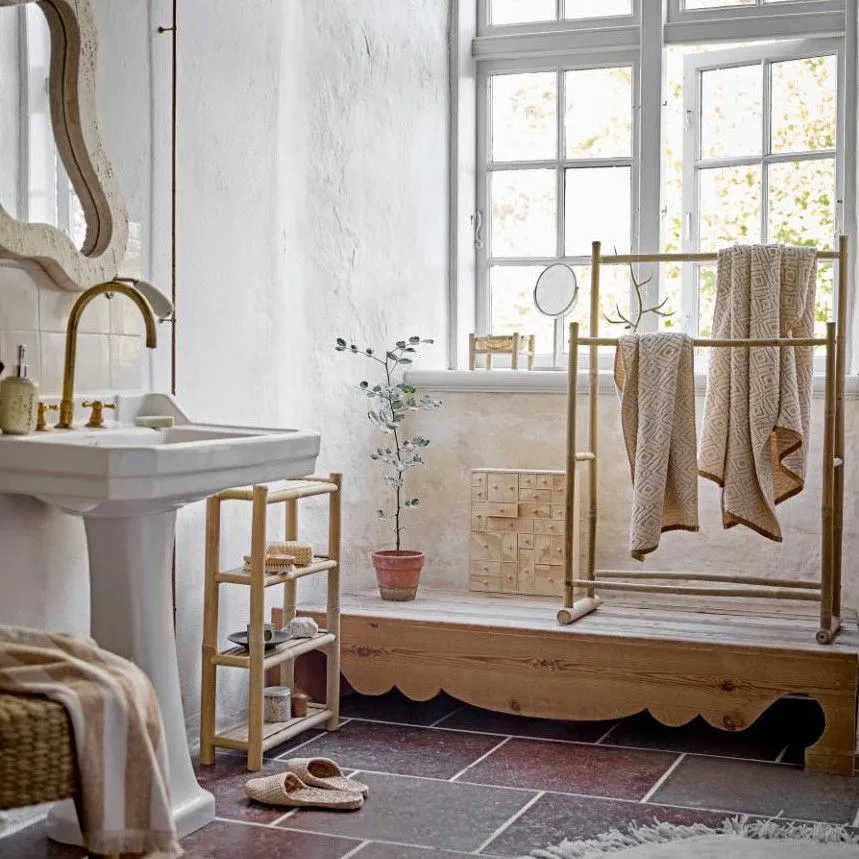 Bloomingville rätik Malou 50x100 beež