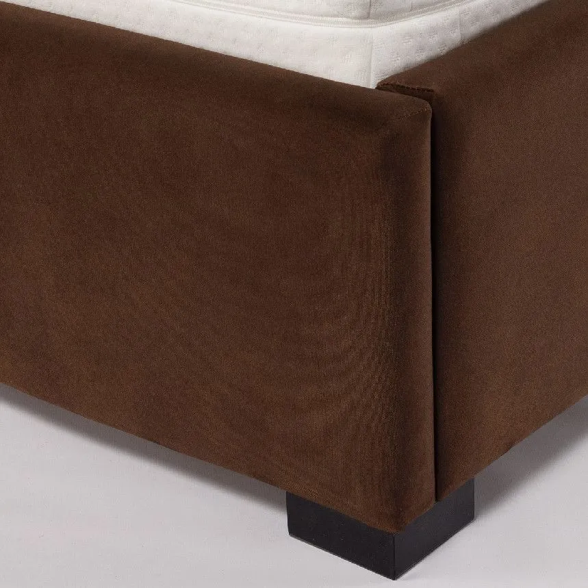 Pesukastiga voodi Cultu 160x200 kuldpruun