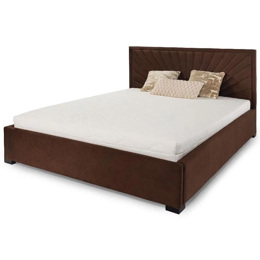 Pesukastiga voodi Cultu 160x200 kuldpruun