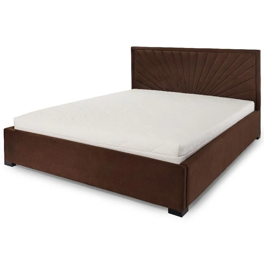 Pesukastiga voodi Cultu 160x200 kuldpruun