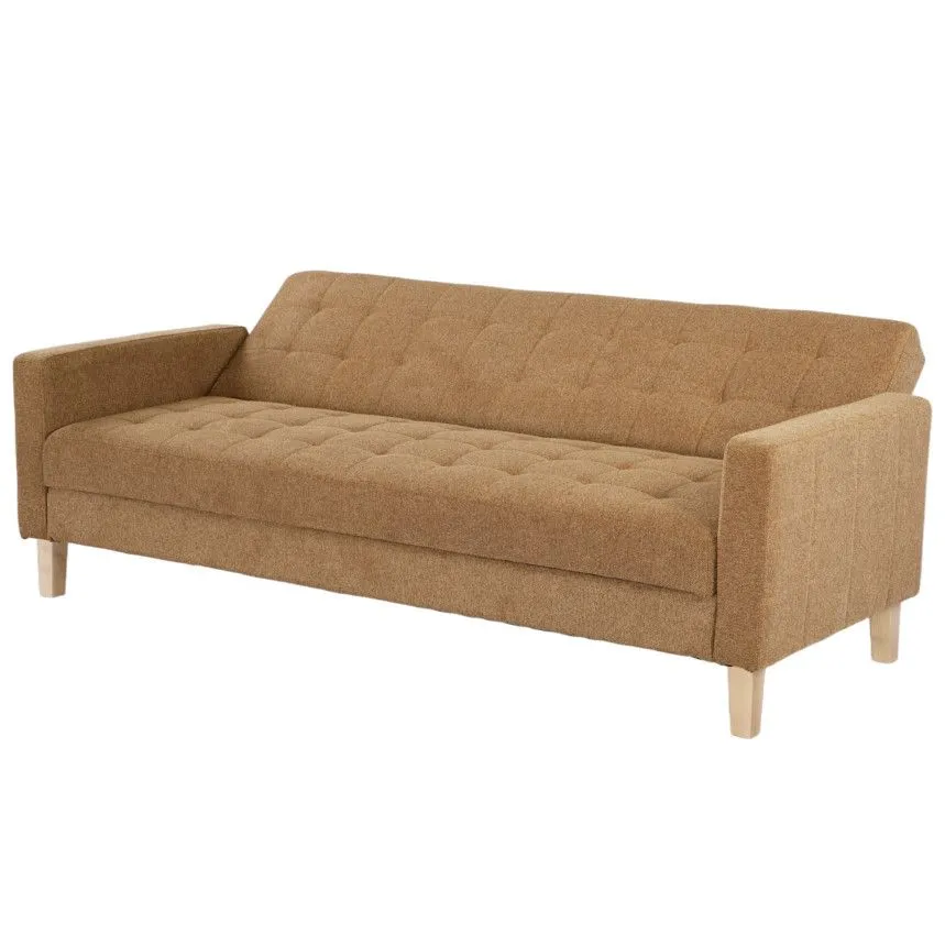 Pesukastiga diivanvoodi Ilse pruun