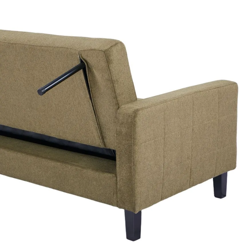 Pesukastiga diivanvoodi Ilse roheline