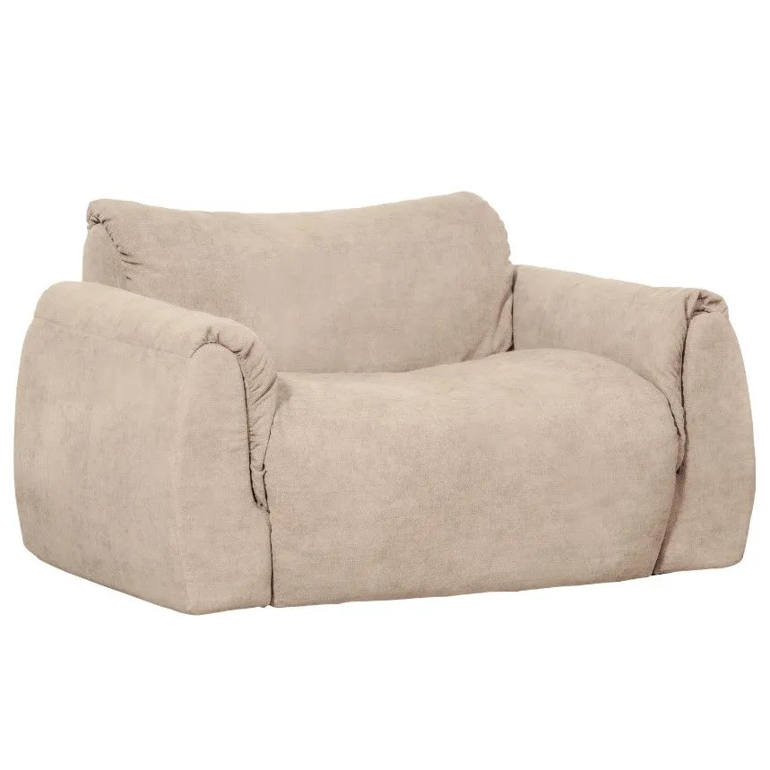 WOOOD Loveseat tugitool Baggy beež