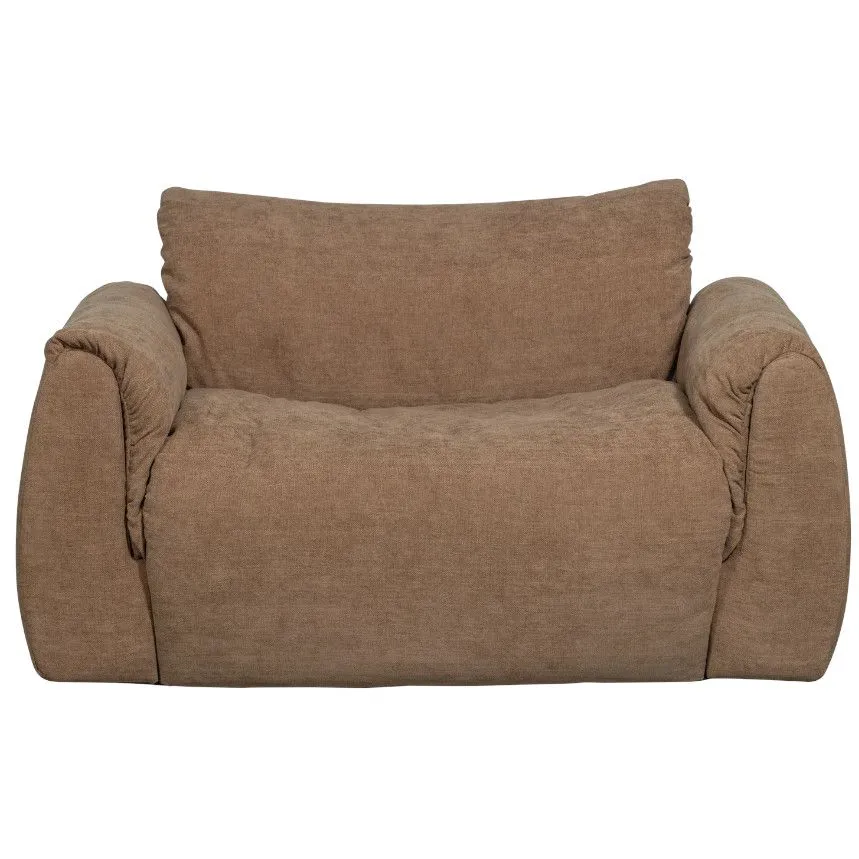 WOOOD Loveseat tugitool Baggy pruun