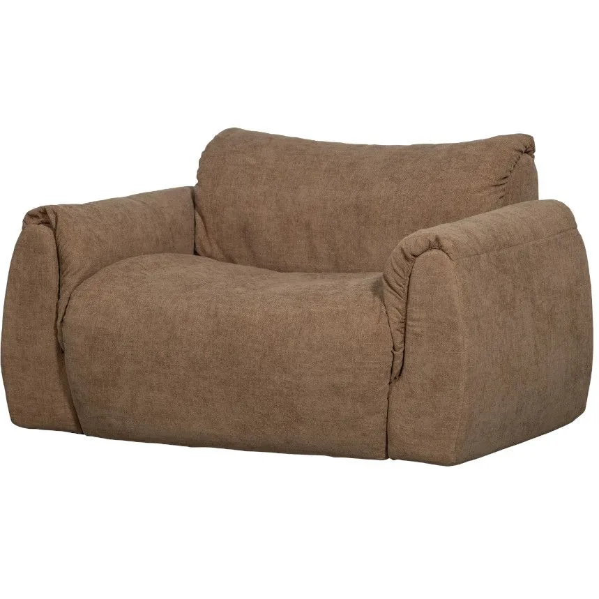 WOOOD Loveseat tugitool Baggy pruun