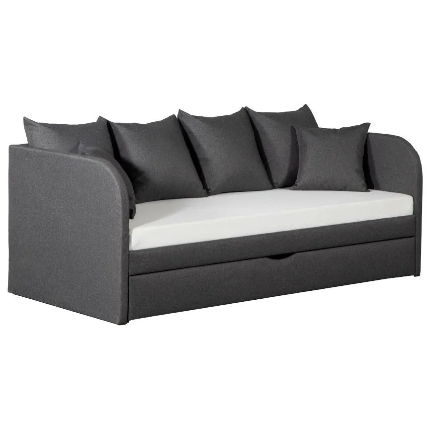 Voodi Kirke 90x200 tumehall