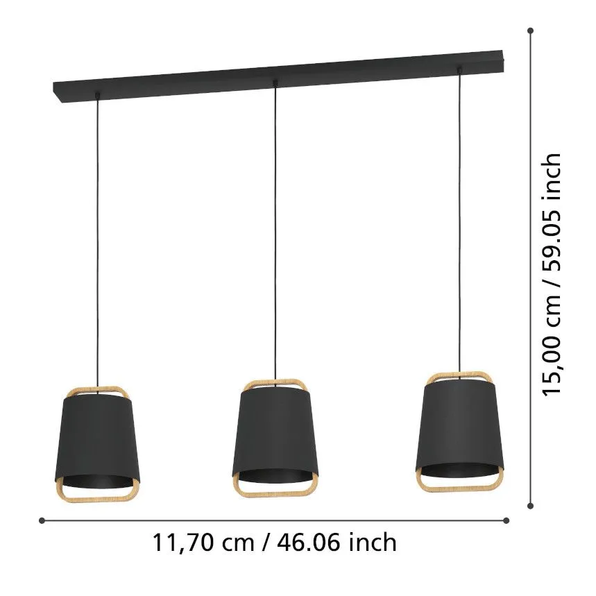 Stars of Light rippvalgusti Camaloza must/pruun