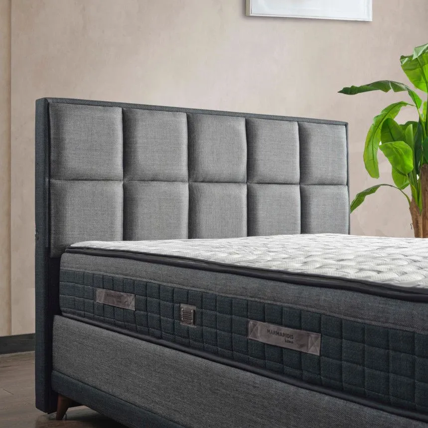 Kontinentaalvoodi Pablee 160x200 tumehall