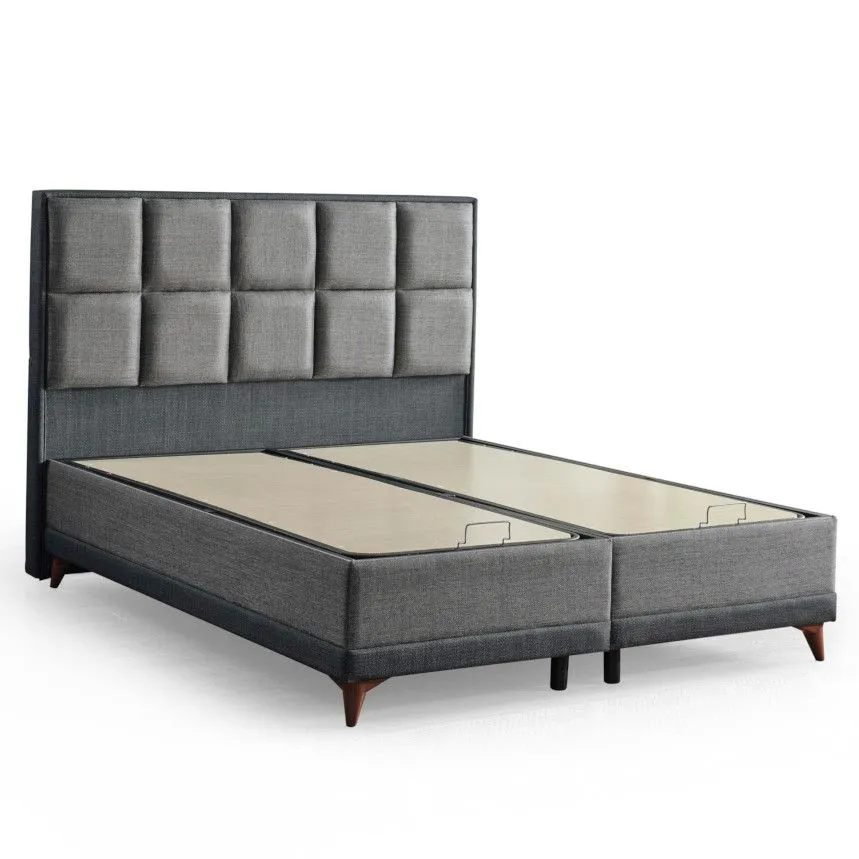 Kontinentaalvoodi Pablee 160x200 tumehall