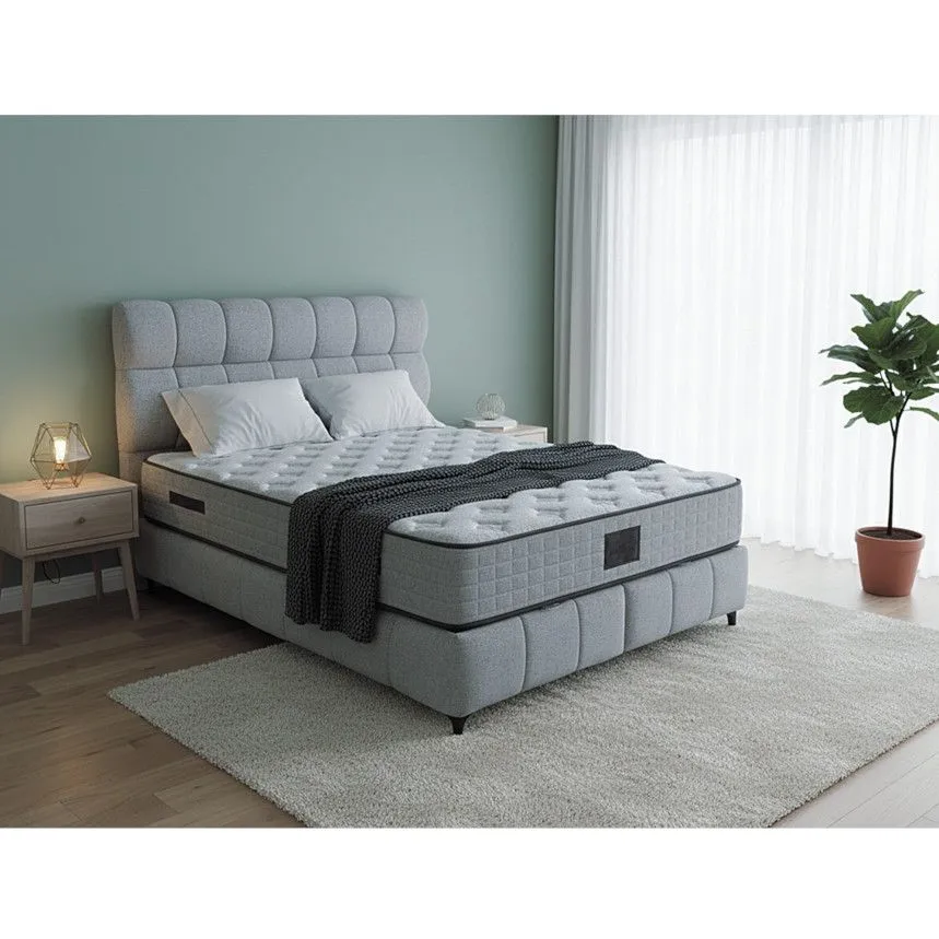 Kontinentaalvoodi Stonne 160x200 helehall