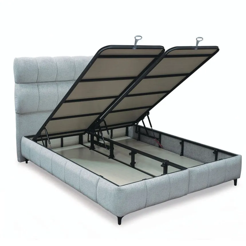 Kontinentaalvoodi Stonne 160x200 helehall