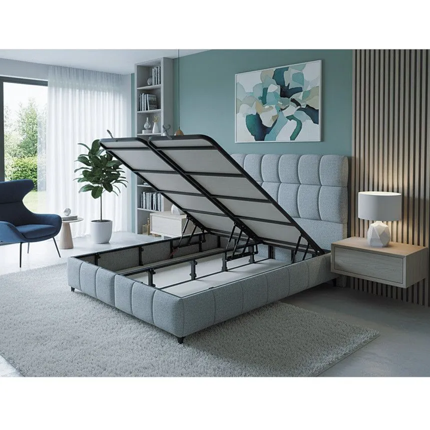 Kontinentaalvoodi Stonne 160x200 helehall