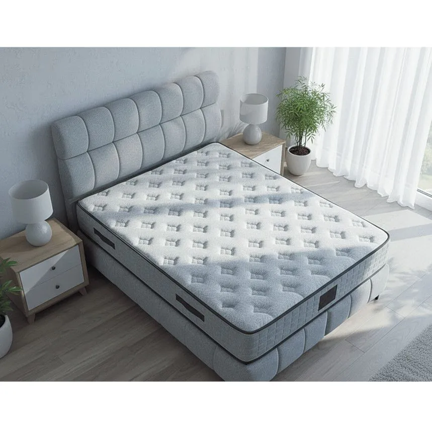 Kontinentaalvoodi Stonne 160x200 helehall