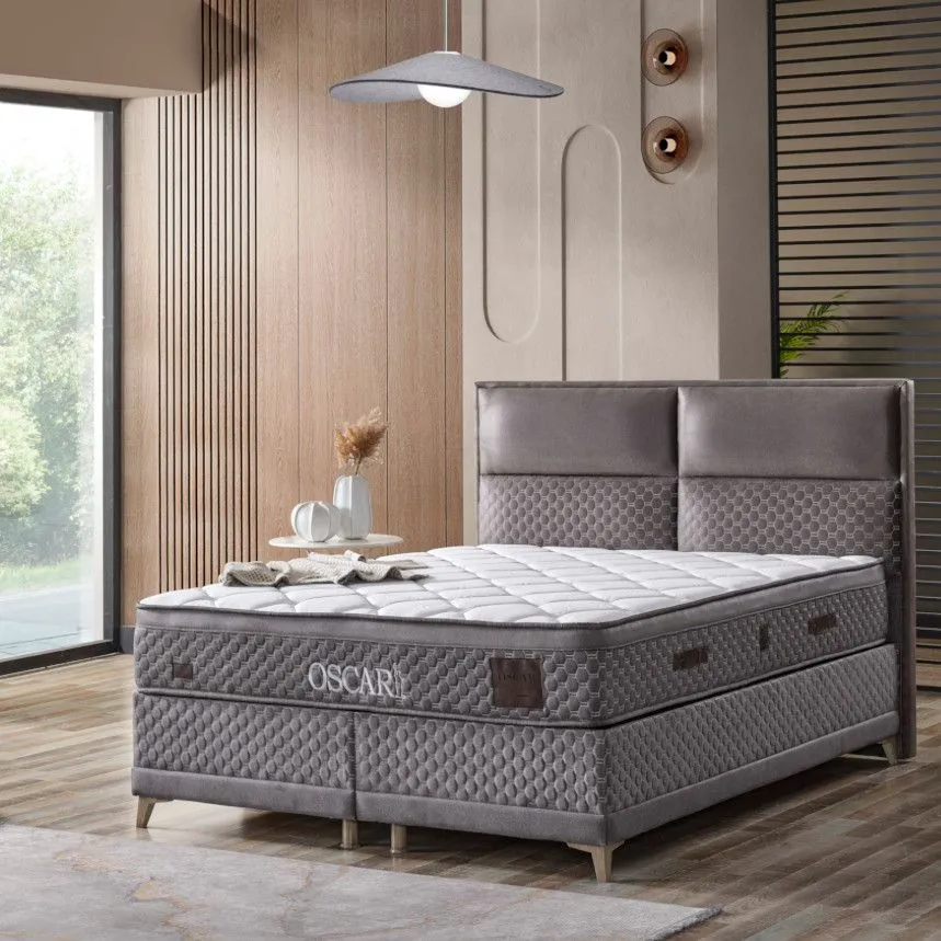 Kontinentaalvoodi Ossyla 160x200 tumehall