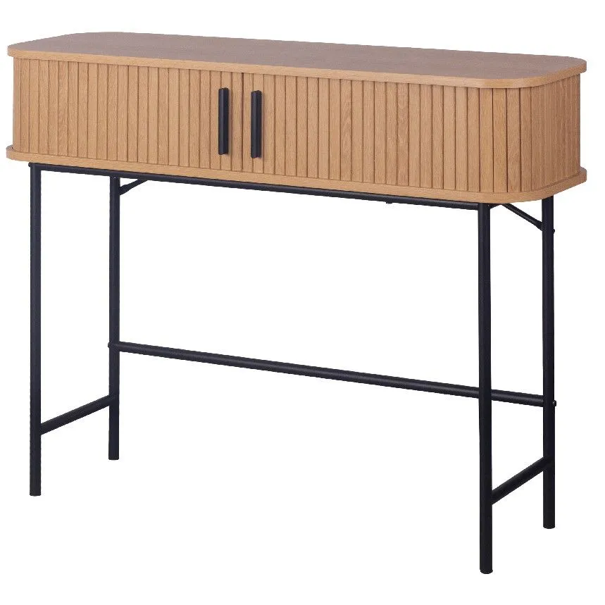 Konsoollaud Kajsa tamm/must