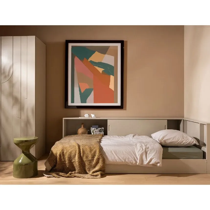 WOOOD voodi Carter 90x200 beež