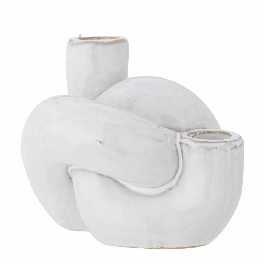 Bloomingville küünlahoidja Haydn H10 valge