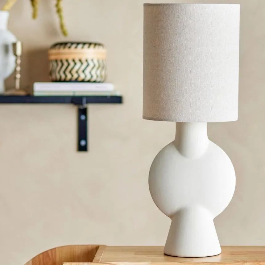 Bloomingville laualamp Sergio H54.5 kreem