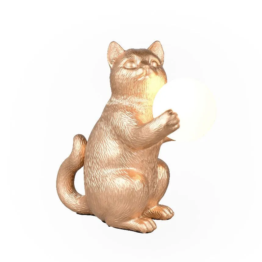 Lauavalgusti Kass kuldne