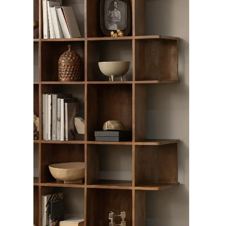 WOOOD raamaturiiul Sinne H180 pähkel