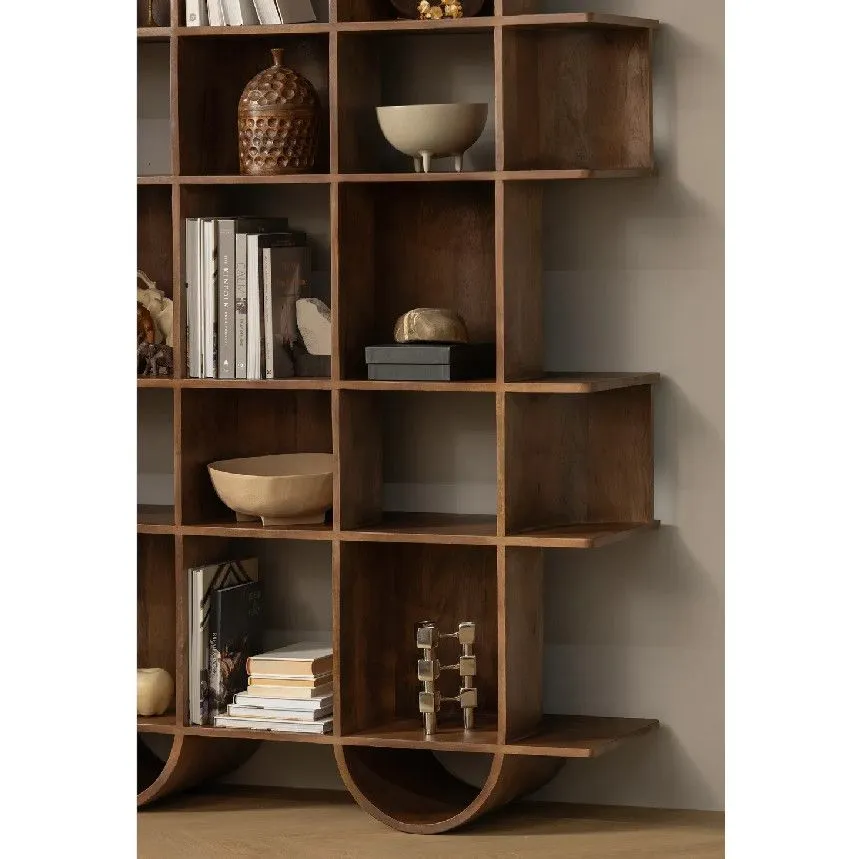 WOOOD raamaturiiul Sinne H180 pähkel