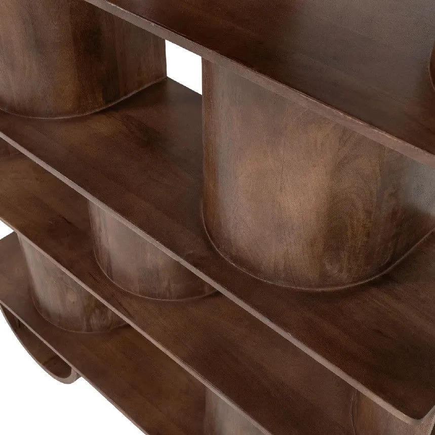 WOOOD raamaturiiul Sinne H180 pähkel