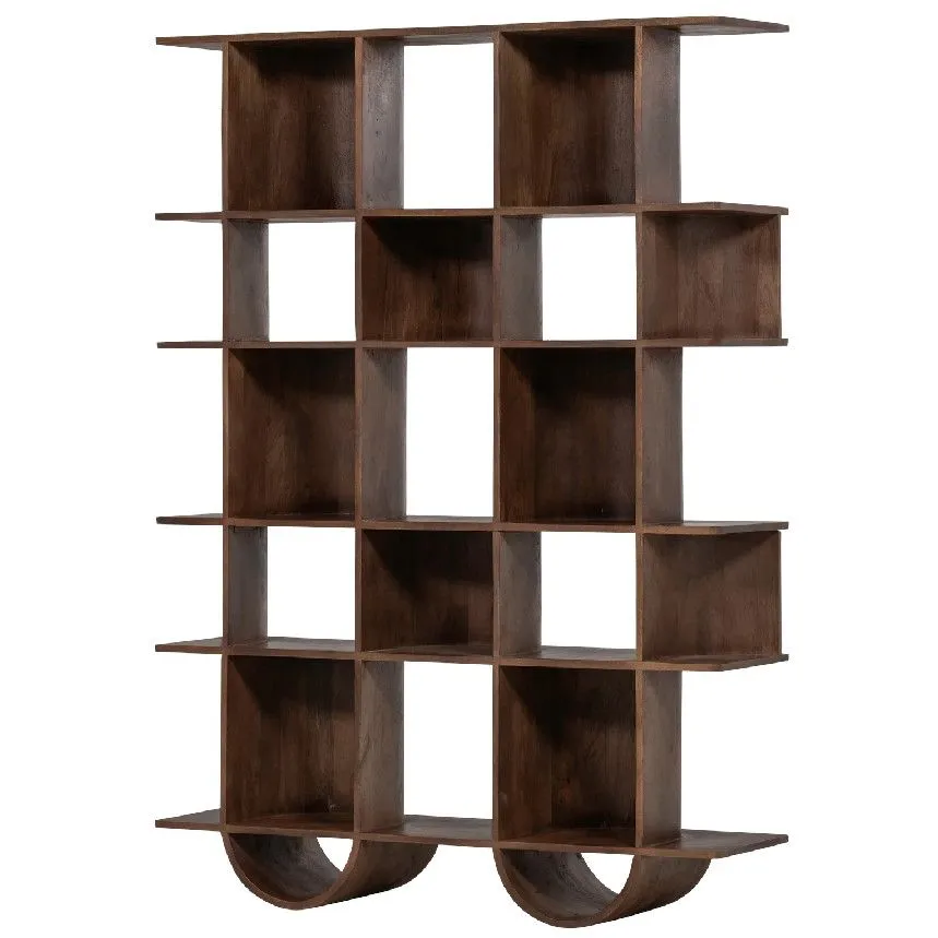 WOOOD raamaturiiul Sinne H180 pähkel