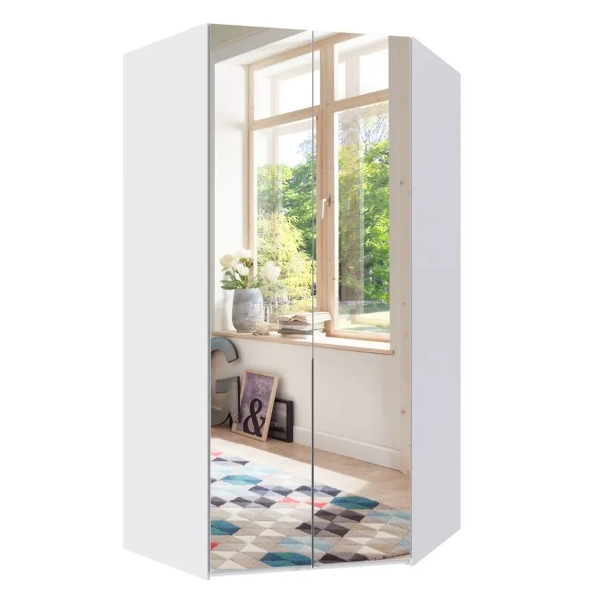 Nurgakapp+peegel New York A Black 2u H208 valge