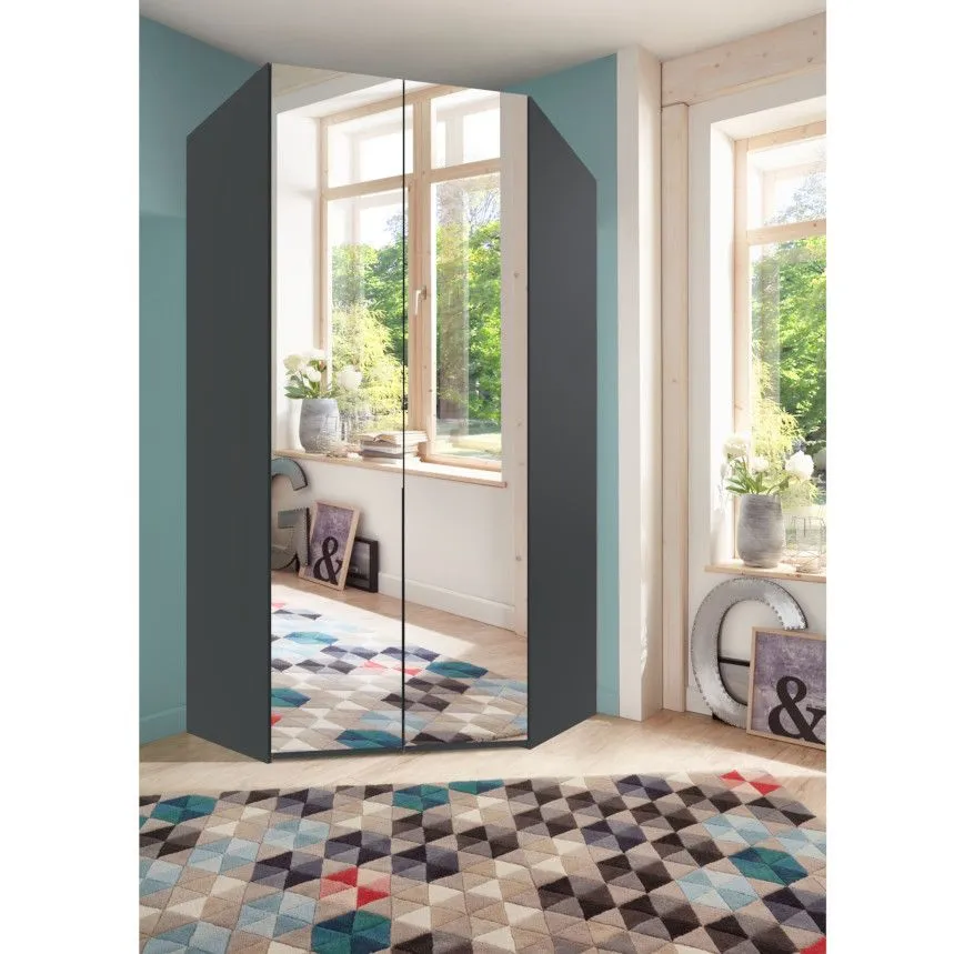 Nurgakapp+peegel New York A Black 2u H208 grafiithall