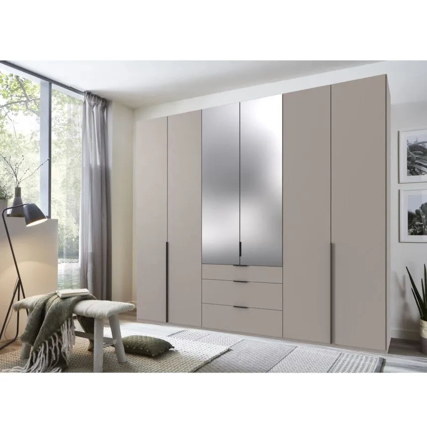 Riidekapp+peegel New York A Black 6u3s H236 sahara