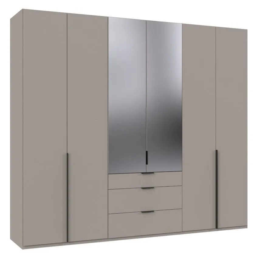 Riidekapp+peegel New York A Black 6u3s H208 sahara