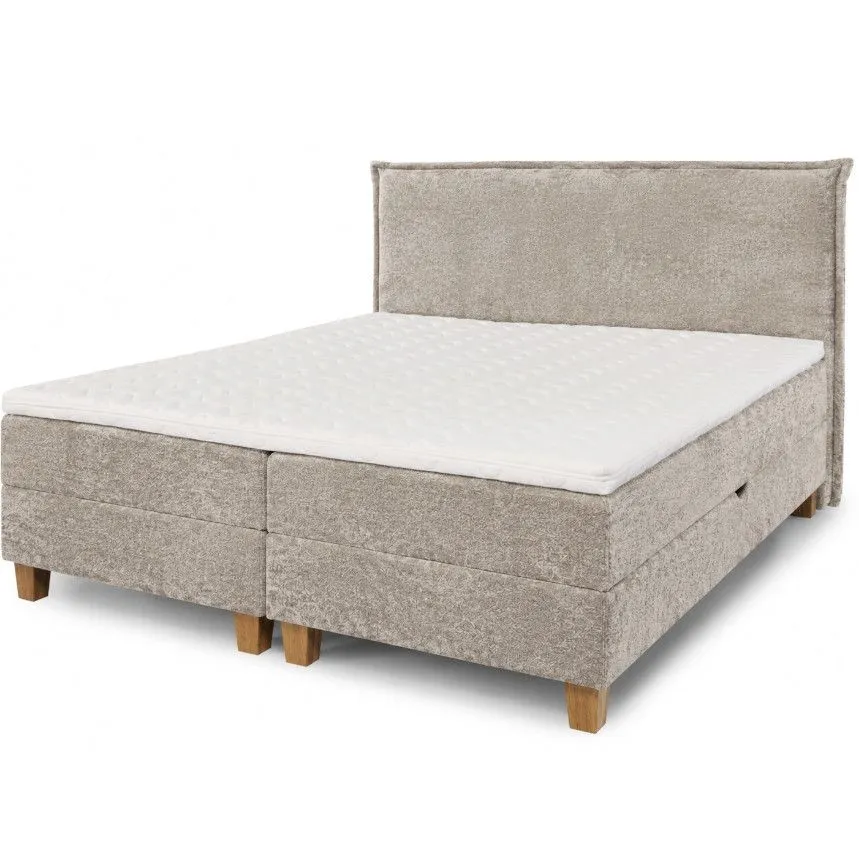 Pesukastiga kontinentaalvoodi Betsy 160x200 hallikasbeez