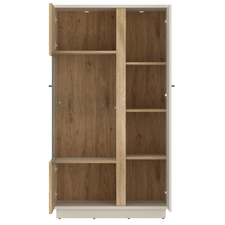 Vitriinkapp Mosano 2u cremona tamm/kašmiir