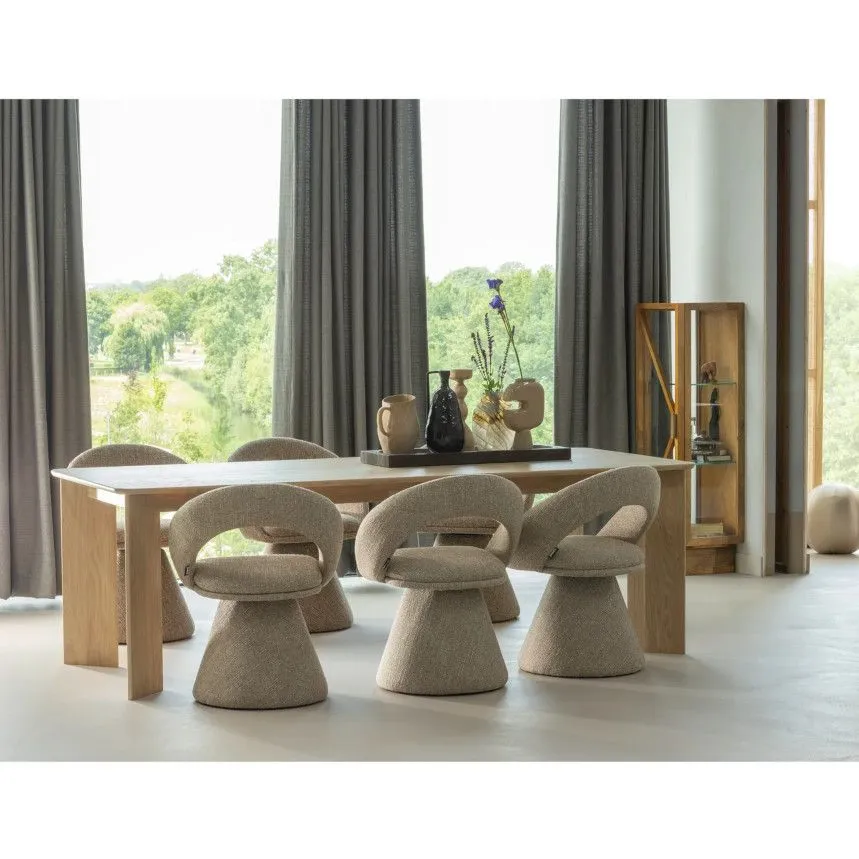 WOOOD pöörlev söögitool Winte natural