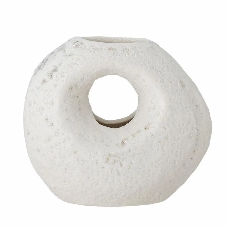 Bloomingville vaas Caia H9.5 valge